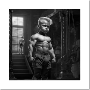 Strong kid Posters and Art